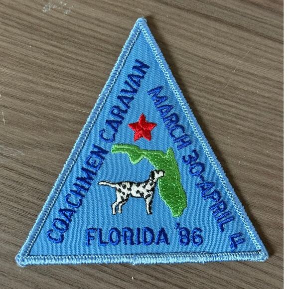 Coachmen Caravan Rally Patches Vintage Travel Tourist Retro 70s‎ 80s Roadtrip - Picture 6 of 10